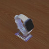 Levo Floral Engraved Silicone Strap