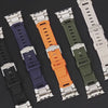 Venio Silicone Rugged Metal Strap