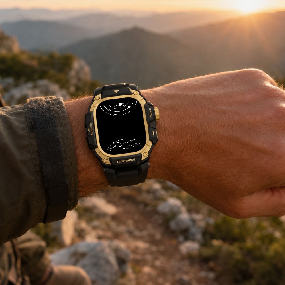 Queo Shockproof Silicone Sport Band With Case - Astra Straps