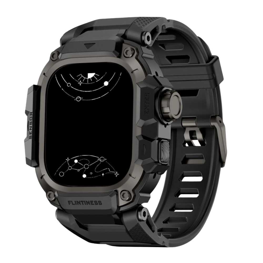 Queo Shockproof Silicone Sport Band With Case - Astra Straps
