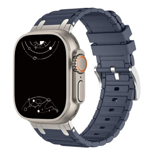 Robur Rugged Silicone Metal Sports Band - Astra Straps