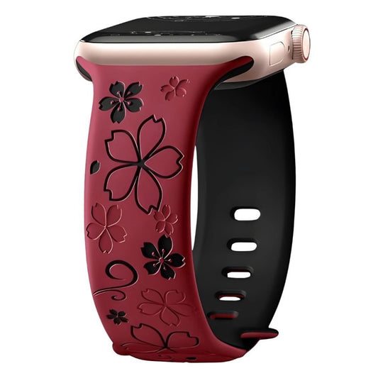 Vae Flower Engraved Silicone Band - Astra Straps