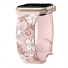 Velox Engraved Flower Silicone Band - Astra Straps