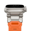 Venio Silicone Rugged Metal Strap