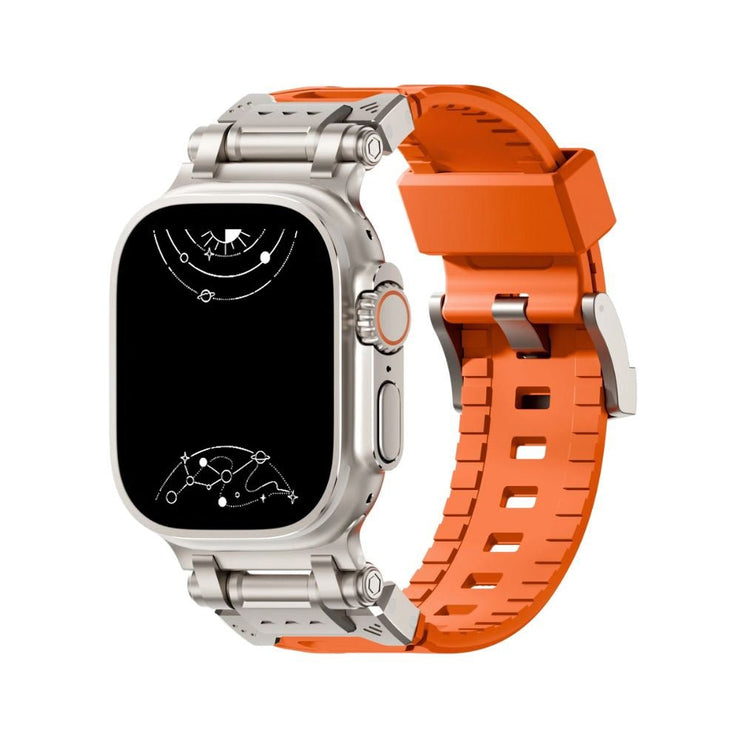 Venio Silicone Rugged Metal Strap