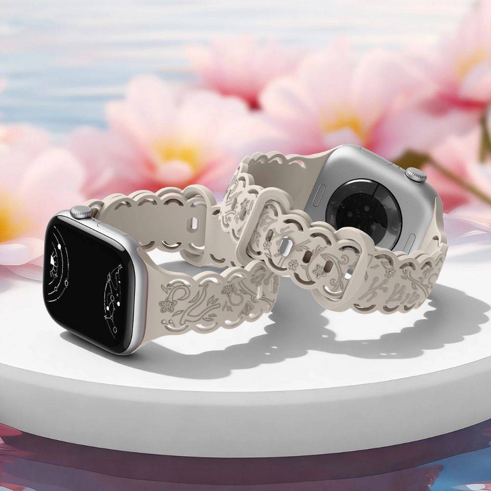 Via Engraved Silicone Band - Astra Straps