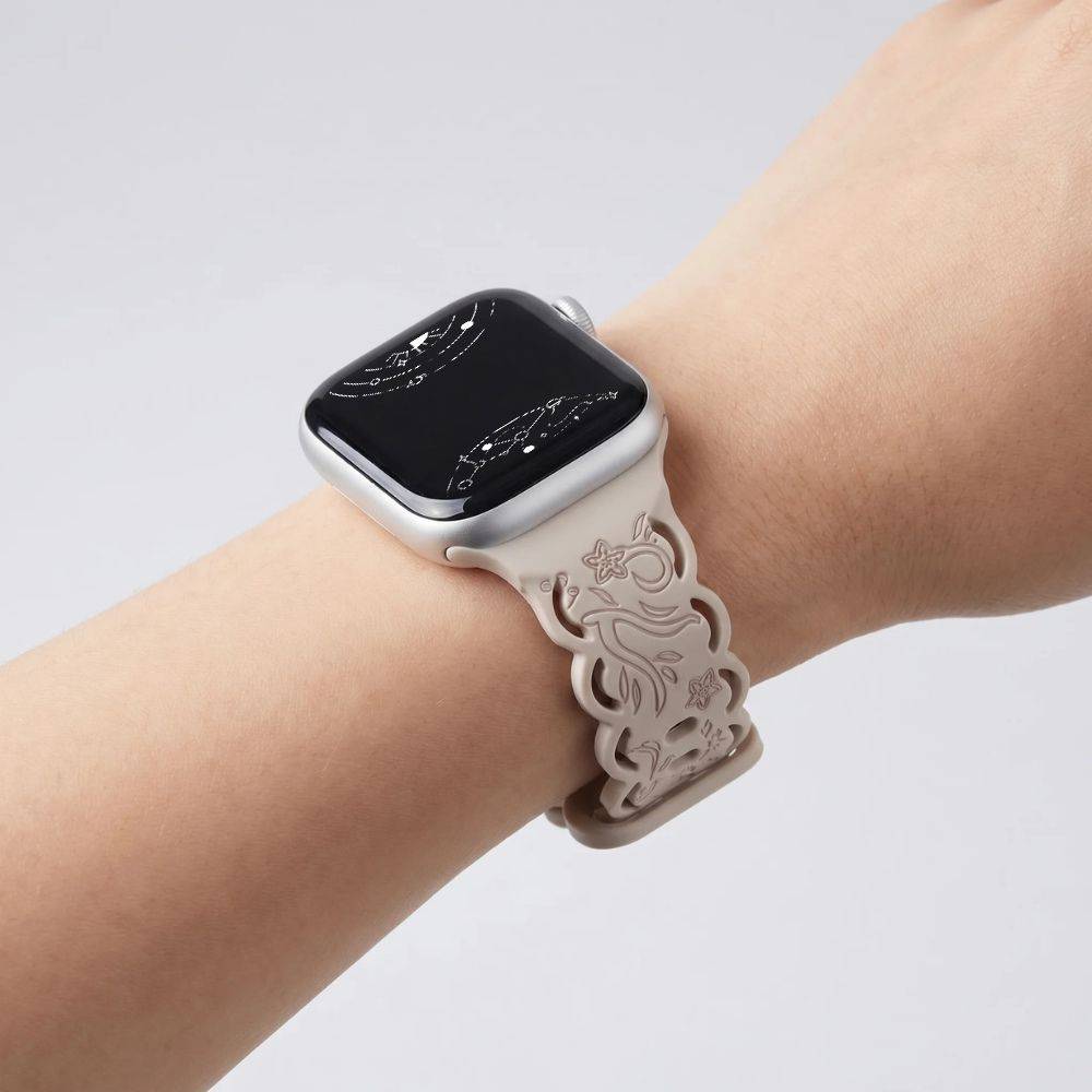 Via Engraved Silicone Band - Astra Straps