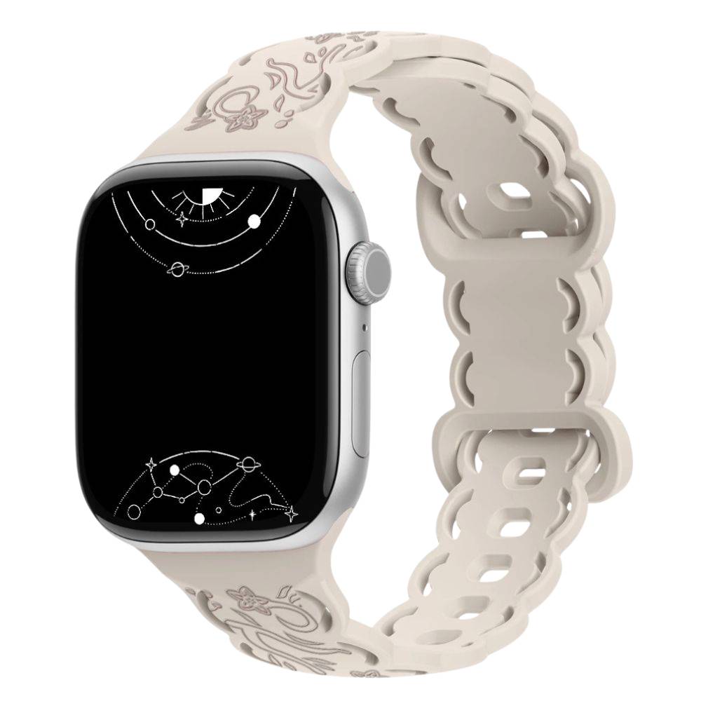 Via Engraved Silicone Band - Astra Straps