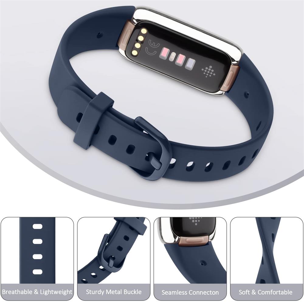 Barbara Silicone Sports Fitbit Luxe Band - Astra Straps