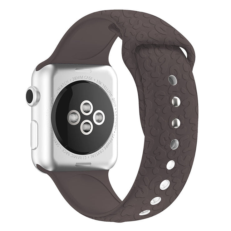 Flos Engraved Silicone Band For Apple Watch - Astra Straps