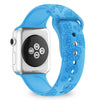 Flos Engraved Silicone Band For Apple Watch - Astra Straps