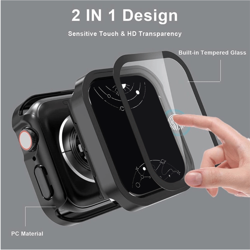 Impleo Waterproof iWatch Screen Protector with Bumper Case - Astra Straps