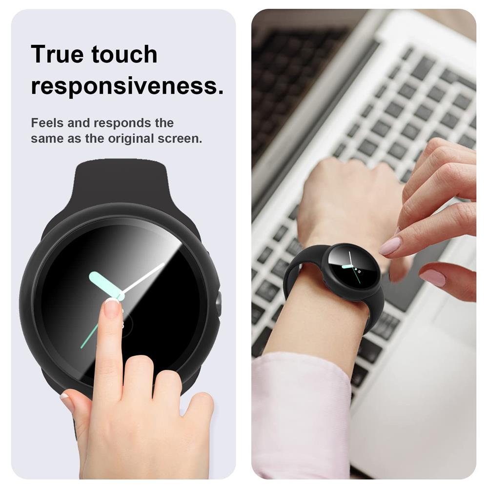 Poli Tempered Screen Protector for Google Pixel Watch with Case - Astra Straps